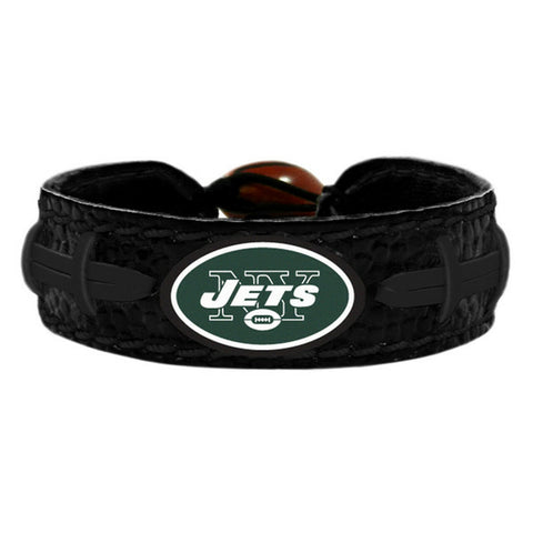 New York Jets Bracelet Team Color Tonal Black Football 