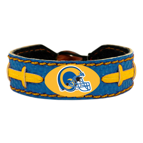 Los Angeles Rams Bracelet Team Color Vintage Logo Football 