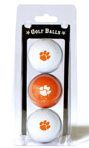 Clemson Tigers 3 Pack of Golf Balls Special Order