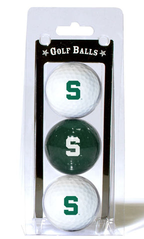 Michigan State Spartans 3 Pack of Golf Balls Special Order