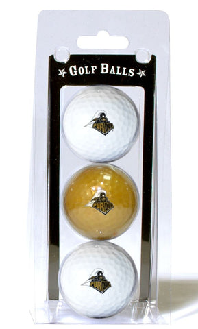 Purdue Boilermakers Golf Balls 3 Pack Special Order