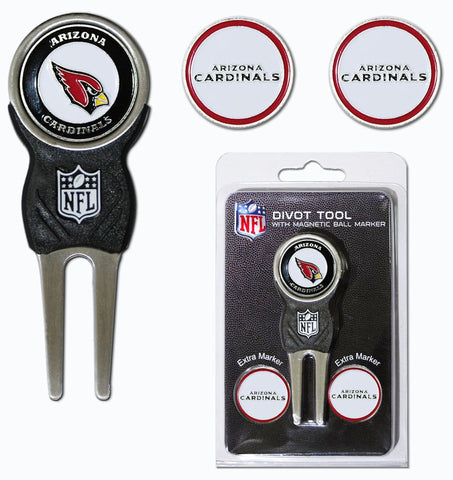 Arizona Cardinals Golf Divot Tool with 3 Markers Special Order