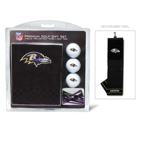 Baltimore Ravens Golf Gift Set with Embroidered Towel Special Order
