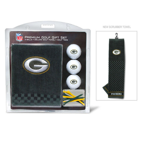 Green Bay Packers s Golf Gift Set with Embroidered Towel