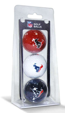 Houston Texans Golf Balls 3 Pack Special Order