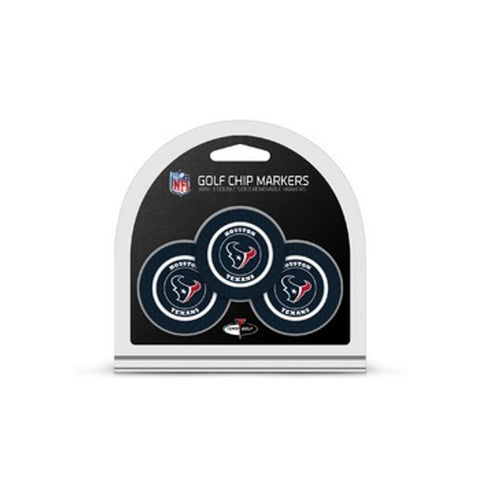 Houston Texans Golf Chip with Marker 3 Pack Special Order