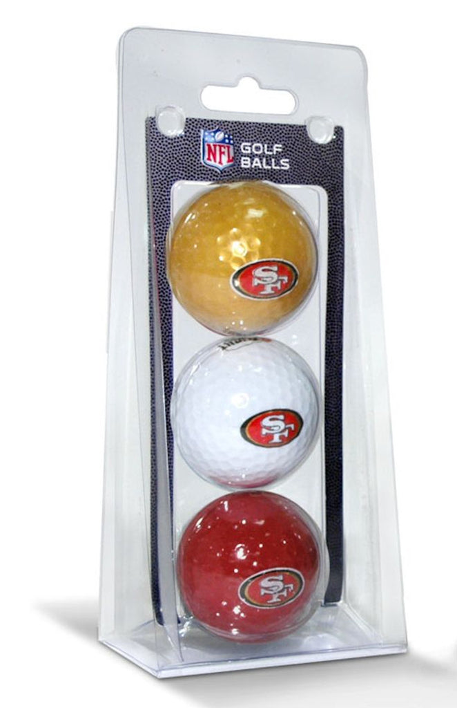 San Francisco 49ers 3 Pack of Golf Balls Special Order