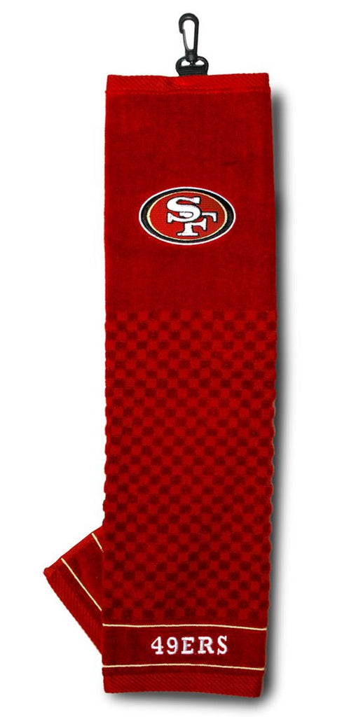 San Francisco 49ers 16"x22" Embroidered Golf Towel Special Order