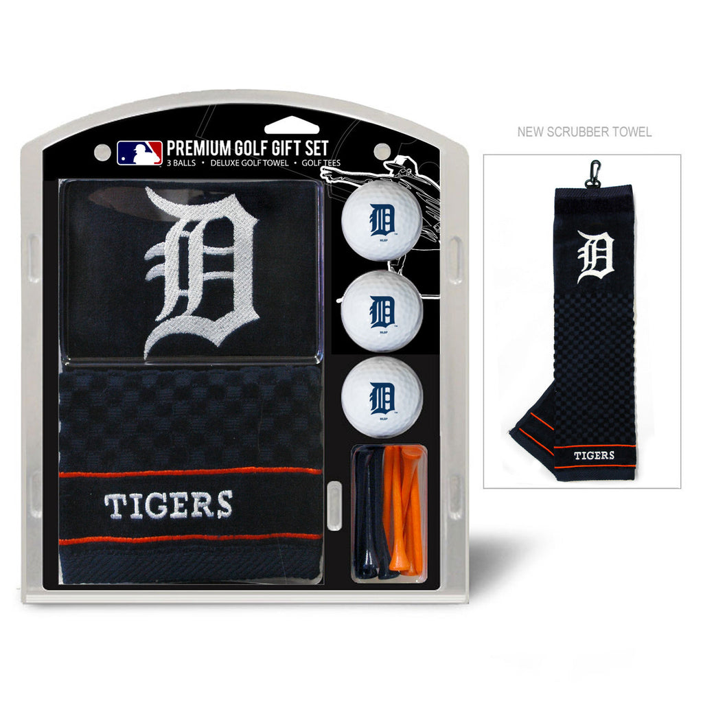 Detroit Tigers Golf Gift Set with Embroidered Towel Special Order