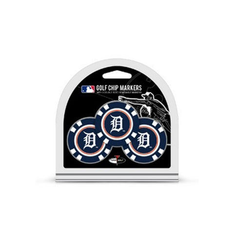 Detroit Tigers Golf Chip with Marker 3 Pack Special Order