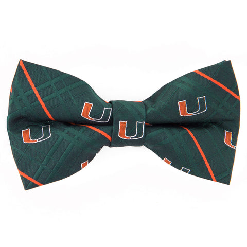  Miami Hurricanes Oxford Style Bow Tie