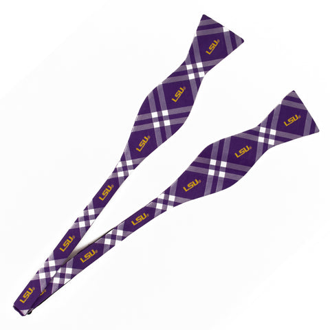  LSU Tigers Rhodes Style Self Tie Bow Tie