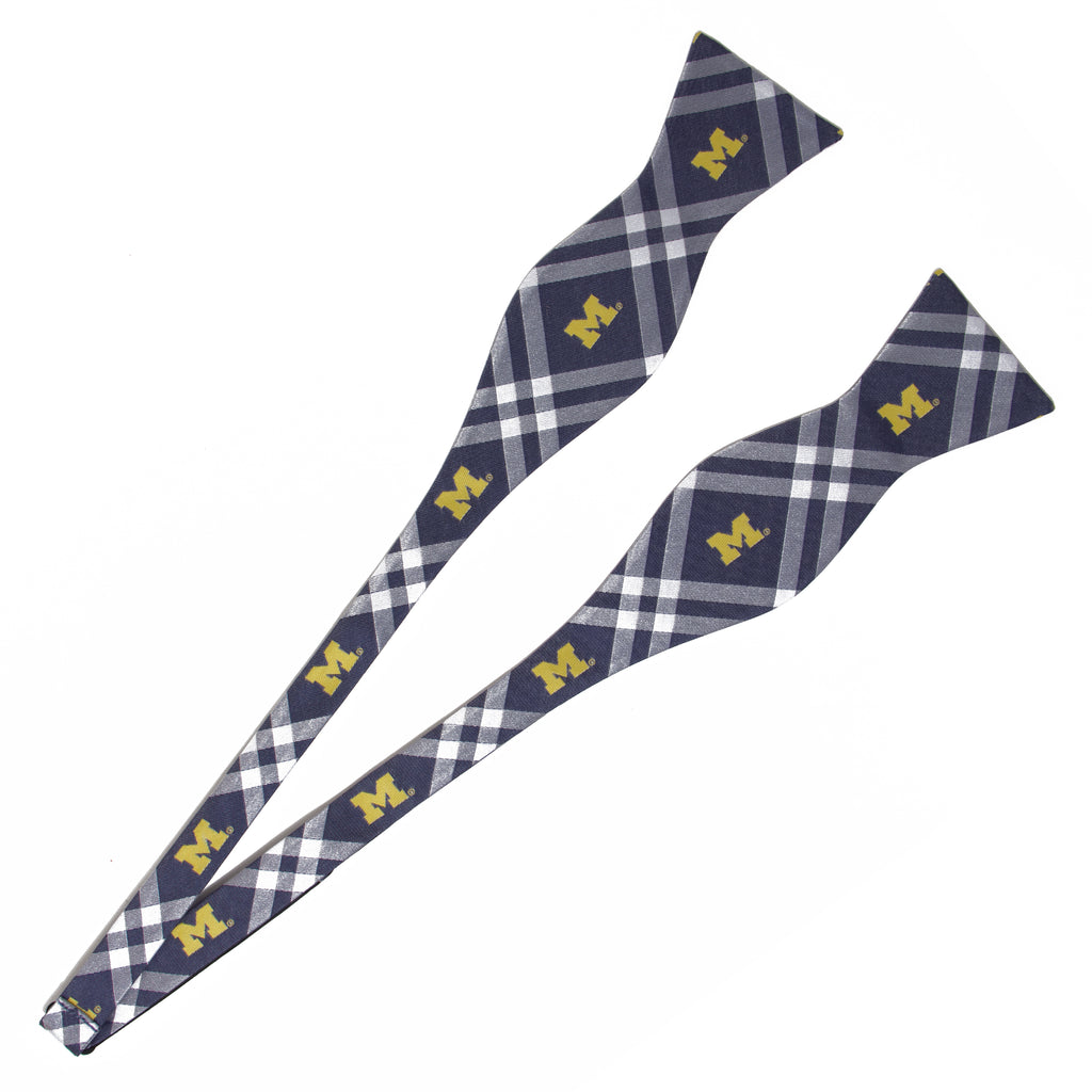  Michigan Wolverines Rhodes Style Self Tie Bow Tie