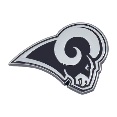 Los Angeles Rams Auto Emblem Premium Metal Chrome
