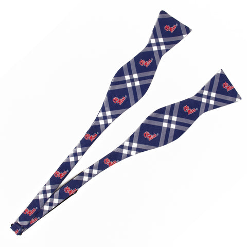  Ole Miss Rebels Rhodes Style Self Tie Bow Tie