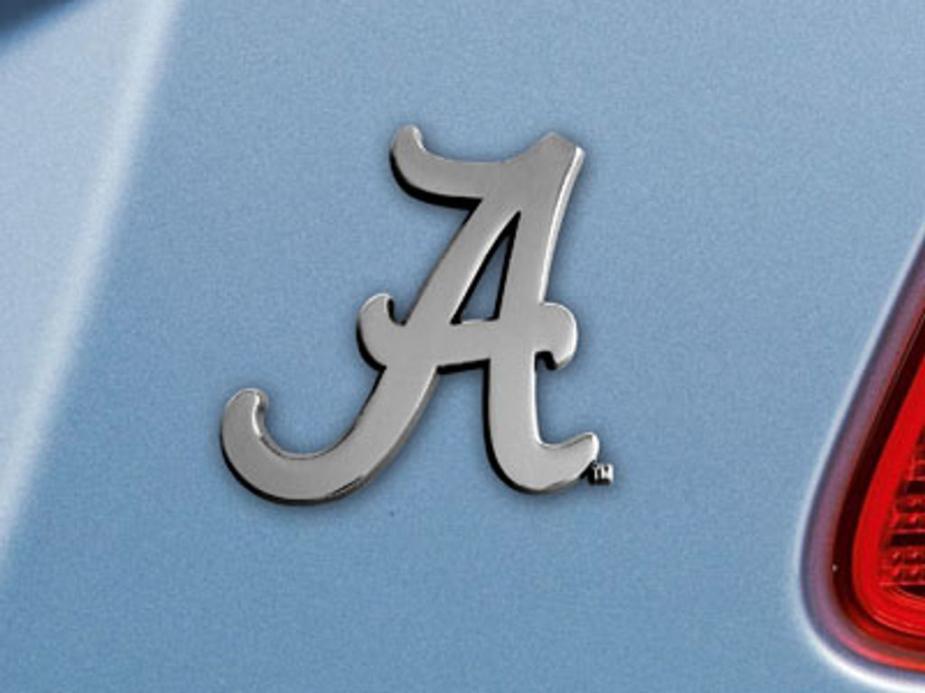 Alabama Crimson Tide Auto Emblem Premium Metal Chrome