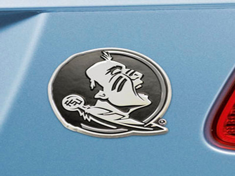 Florida State Seminoles Auto Emblem Premium Metal Chrome