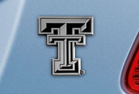 Texas Tech Red Raiders Auto Emblem Premium Metal Chrome Special Order