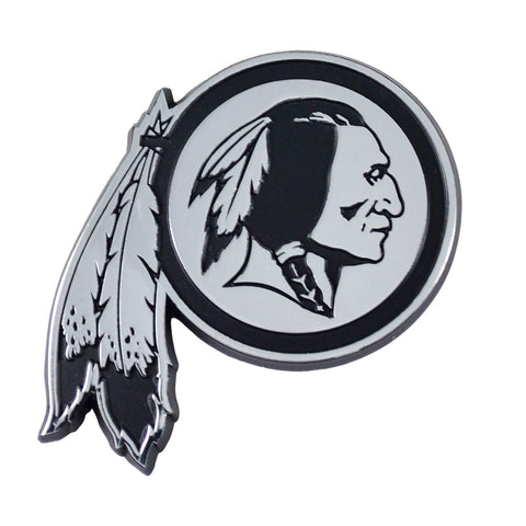 Washington Redskins Auto Emblem Premium Metal Chrome