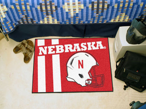 Nebraska Cornhuskers Rug 19x30 Starter Style Special Order