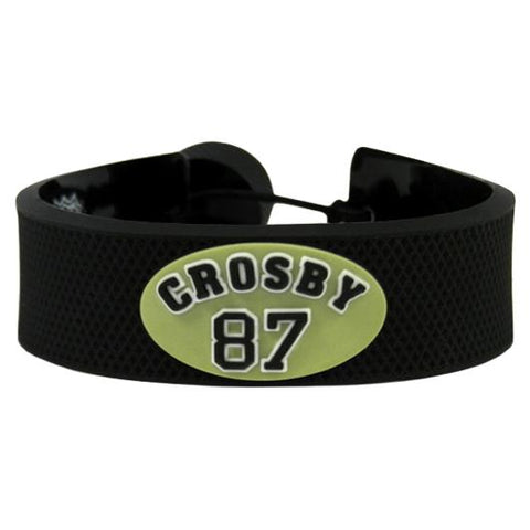 Pittsburgh Penguins Bracelet Team Color Jersey Sidney Crosby Design 