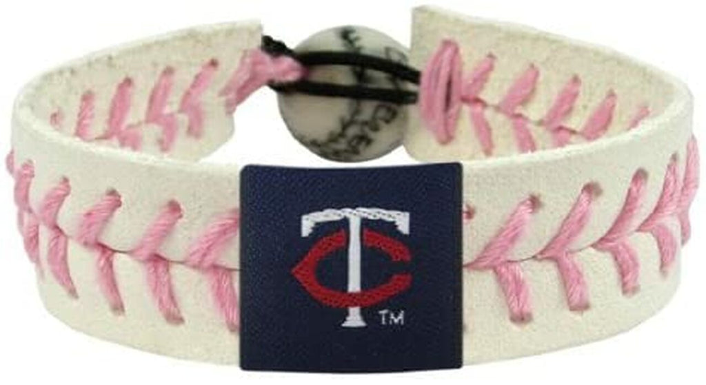 Minnesota Twins Bracelet Baseball Pink Alternate 