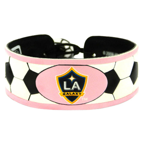Los Angeles Galaxy Bracelet Soccer Pink 
