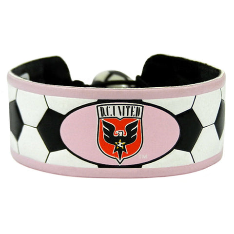 D. C. United Bracelet Soccer Pink 