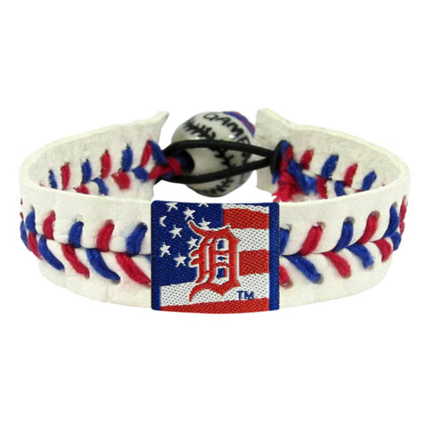 Detroit Tigers Bracelet Baseball Stars and Stripes 