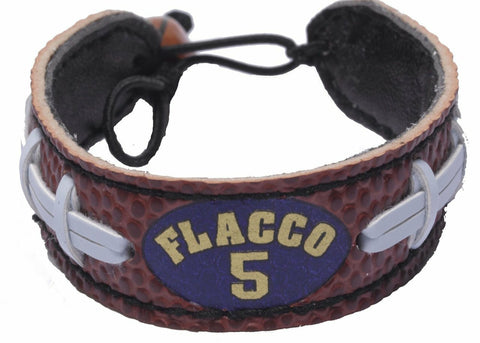 Baltimore Ravens Bracelet Classic Football Joe Flacco Design 