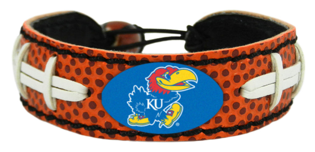 Kansas Jayhawks Bracelet Classic Football 