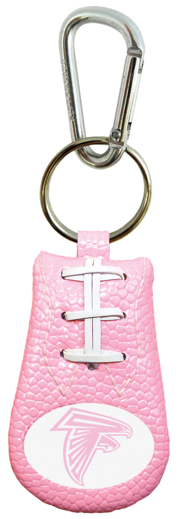 Atlanta Falcons Keychain Pink Football 