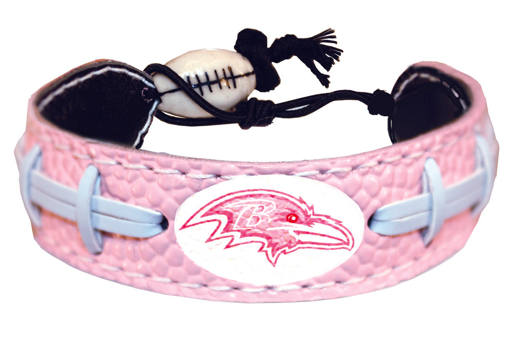 Baltimore Ravens Bracelet Pink Football 