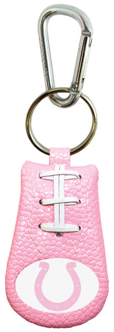 Indianapolis Colts Keychain Pink Football CO