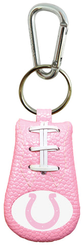 Indianapolis Colts Keychain Pink Football 