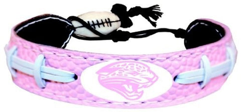 Jacksonville Jaguars Bracelet Pink Football 