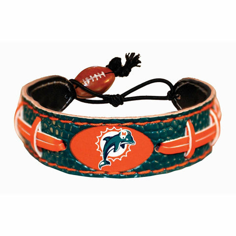 Miami Dolphins Bracelet Team Color Football 