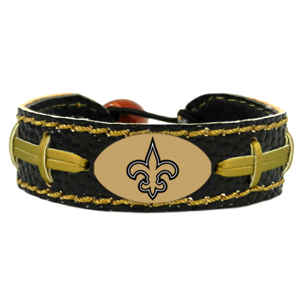 New Orleans Saints Bracelet Team Color Football 