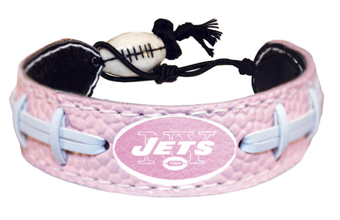 New York Jets Bracelet Pink Football 