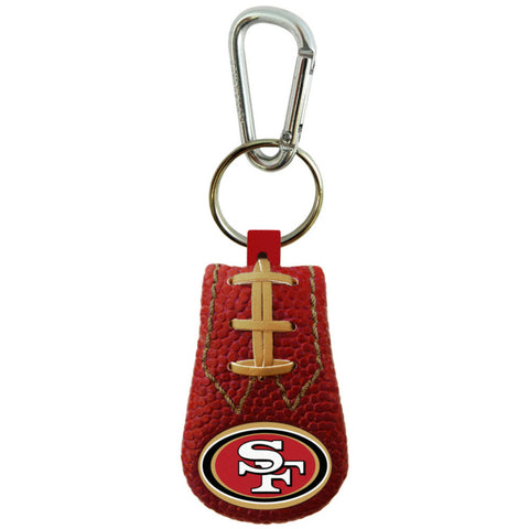 San Francisco 49ers Keychain Team Color Football 