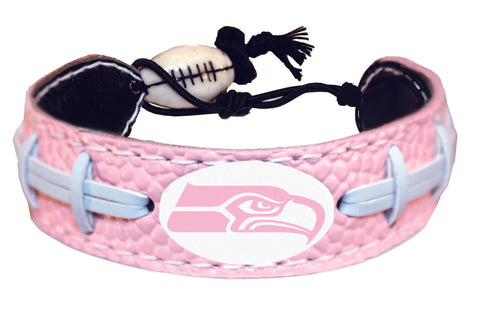 Seattle Seahawks Bracelet Pink Football 