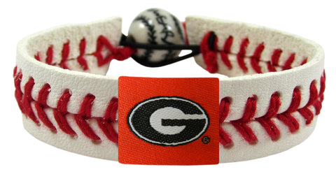 Georgia Bulldogs Bracelet Classic Baseball Power G Logo 