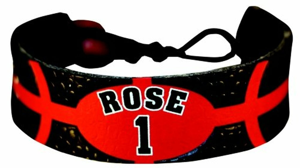 Chicago Bulls Bracelet Team Color Basketball Derek Rose Design 