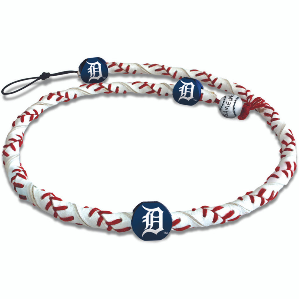 Detroit Tigers Necklace Frozen Rope Baseball CO