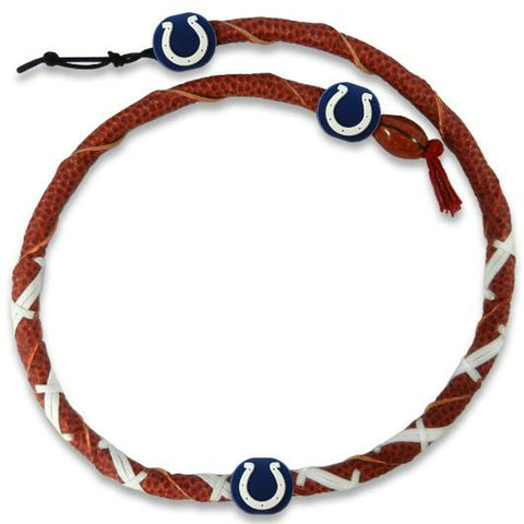 Indianapolis Colts Necklace Spiral Football 