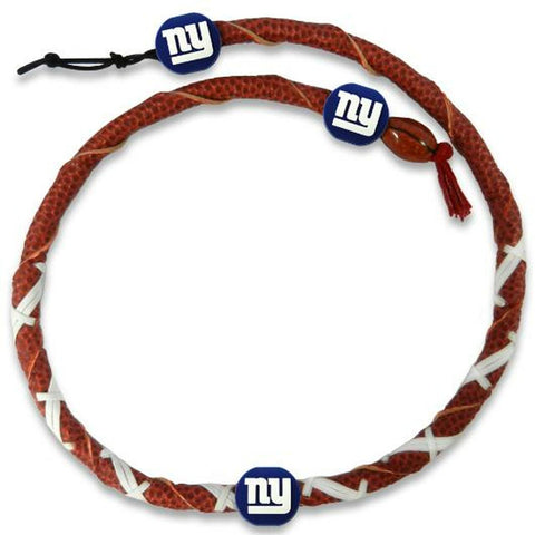 New York Giants Necklace Spiral Football 