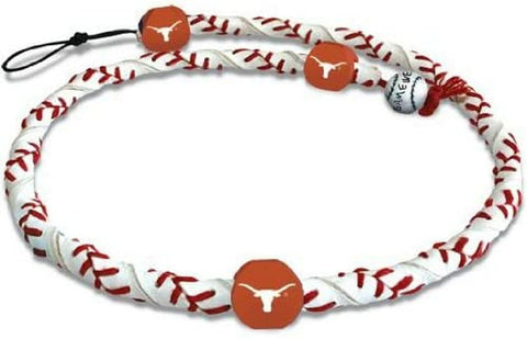 Texas Longhorns Necklace Frozen Rope Classic Baseball 