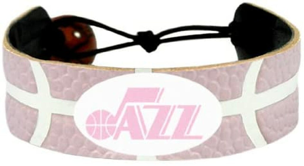 Utah Jazz Bracelet Team Color Basketball Pink 