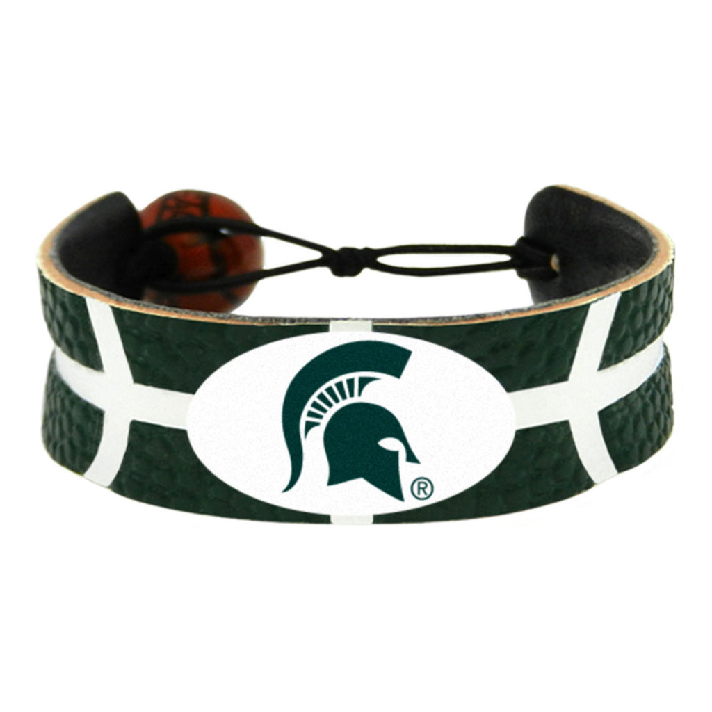 Michigan State Spartans Bracelet Team Color Basketball CO