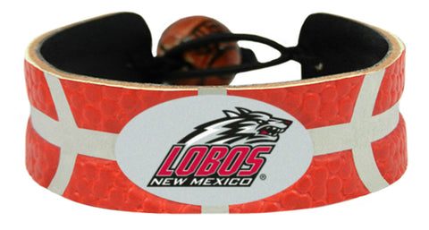 University of New Mexico Lobos Bracelet Team Color Basketball CO